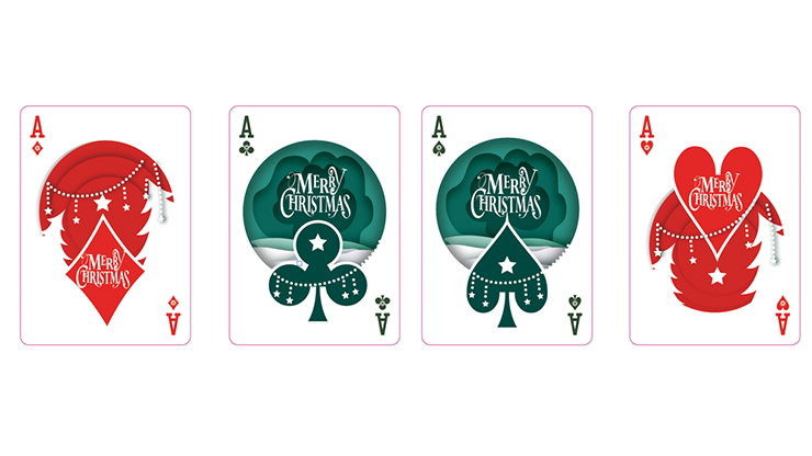 Christmas Playing Cards (Red) by TCC