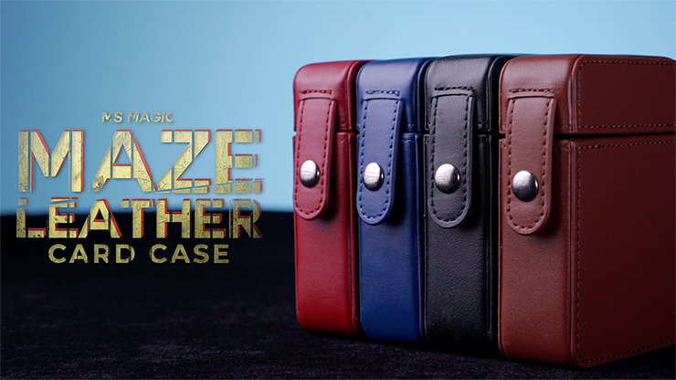 MAZE Leather Card Case (Multiple Colors) by Bond Lee