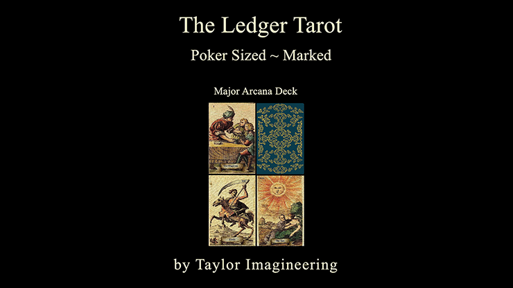 Ledger Major Arcana Deck Poker Sized (1 Deck and Online Instructions) by Taylor Imagineering