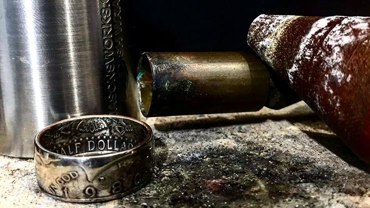Kennedy Half Dollar Ring (Size: 11) by Alchemy Coin Rings - Trick