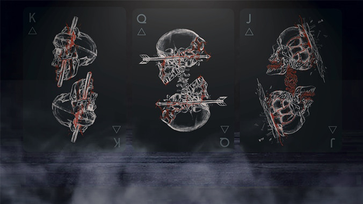 Black Trauma Playing Cards