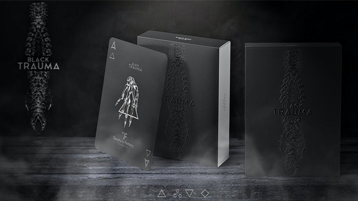 Black Trauma Playing Cards