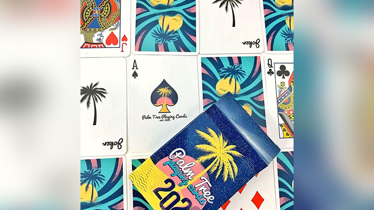 Palm Tree Playing Cards