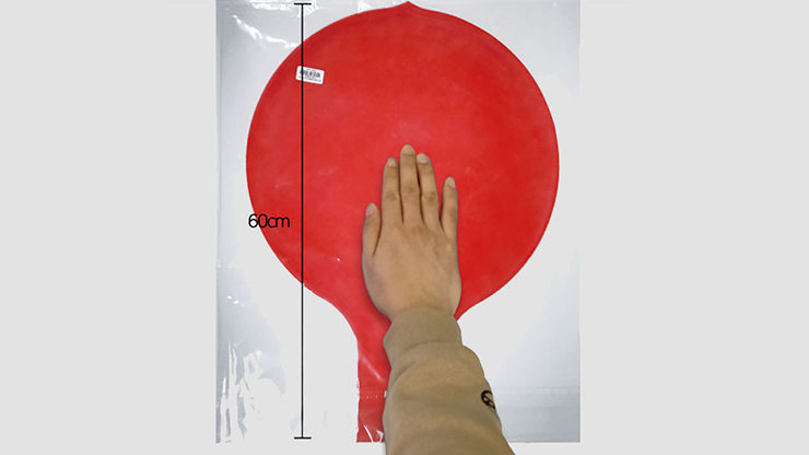 Entering Balloon RED (160cm - 80inches)  by JL Magic - Trick