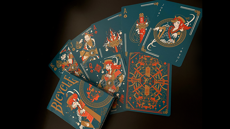 Bicycle Twilight Geung Si Playing Cards by HypieLab