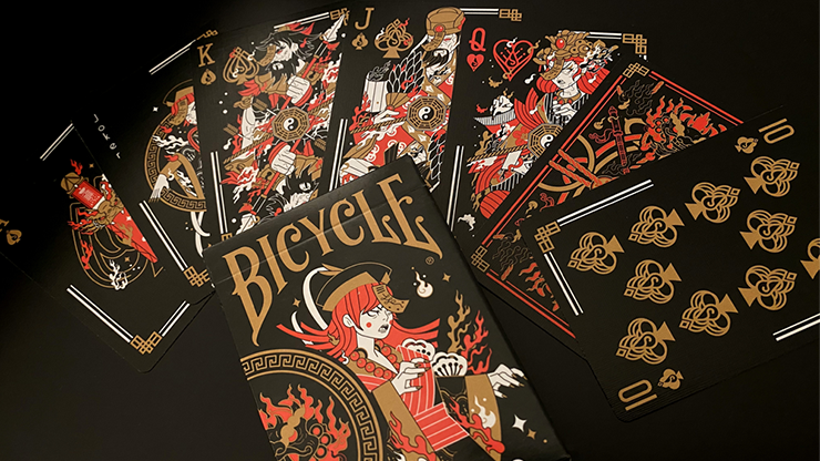 Bicycle Midnight Geung Si Playing Cards by HypieLab