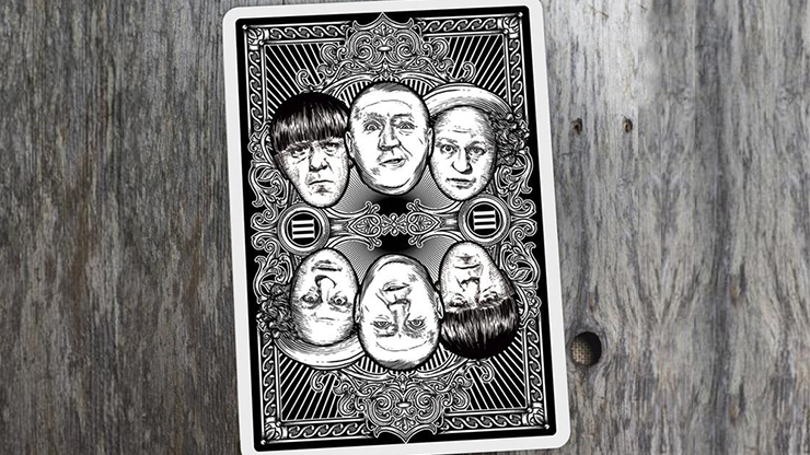 The Three Stooges Playing Cards