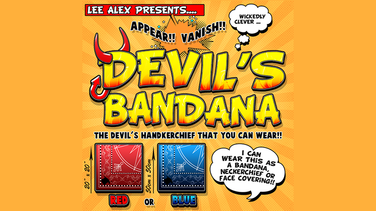 Devil's Bandana (Red or Blue) by Lee Alex