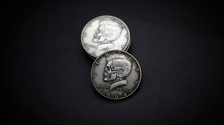 SKULL HEAD COIN (KENNEDY or MORGAN) by Men Zi Magic