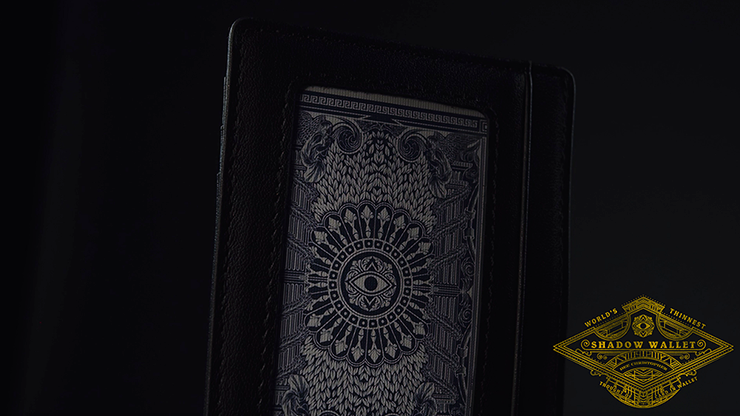 Shadow Wallet Carbon Fiber or Black Leather (Gimmick and Online Instructions) by Dee Christopher and 1914