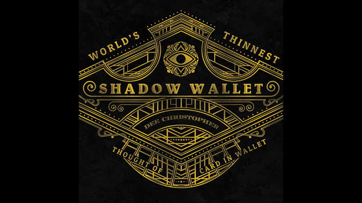 Shadow Wallet Carbon Fiber or Black Leather (Gimmick and Online Instructions) by Dee Christopher and 1914