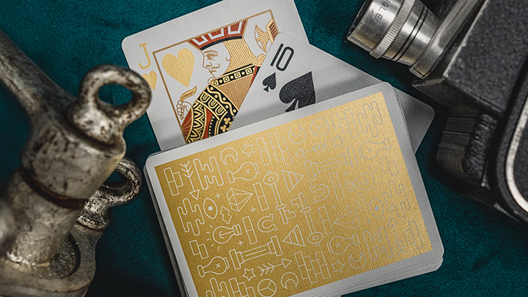 Gold ICON Playing Cards by Riffle Shuffle