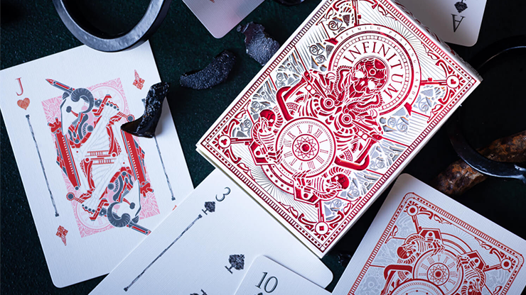 INFINITUM (Ghost White) Playing Cards