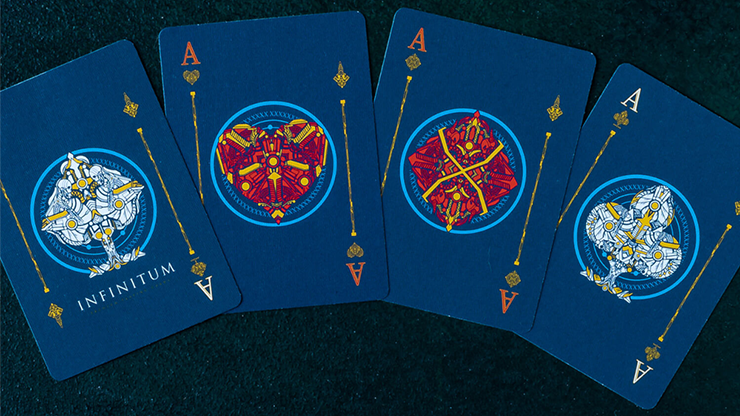 INFINITUM (Royal Blue) Playing Cards