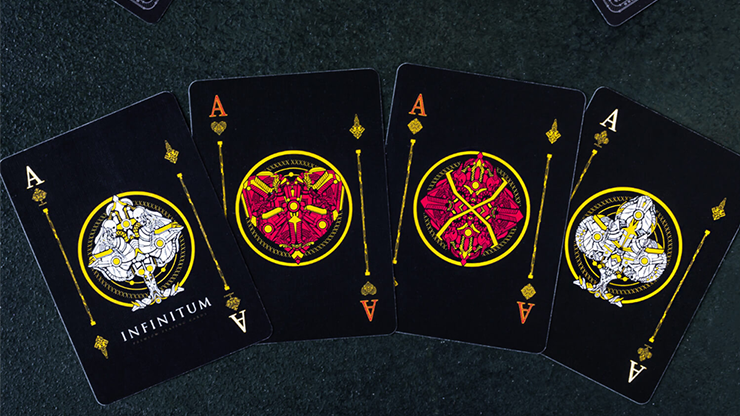 INFINITUM (Midnight Black) Playing Cards