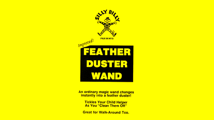 Feather Duster Wand (GREEN)- Silly Billy