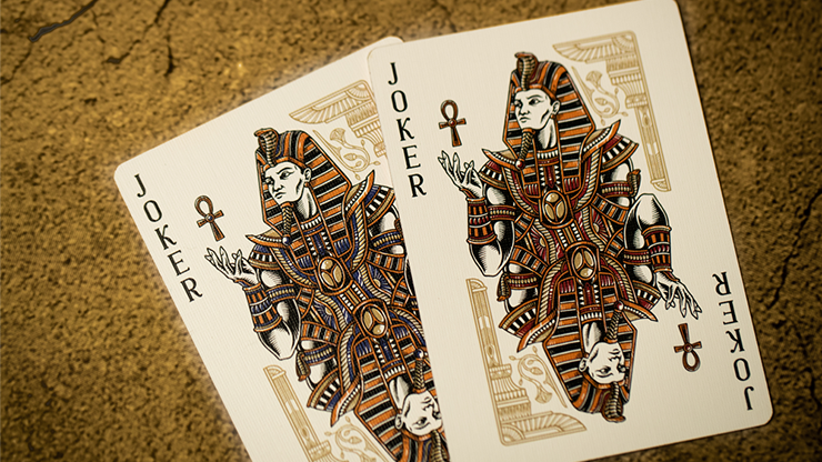 Gods of Egypt (Blue) Playing Cards by Divine Playing Cards