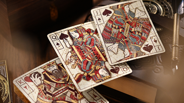 Gilded Eye of the Ocean Astra Polaris (Black) Playing Cards