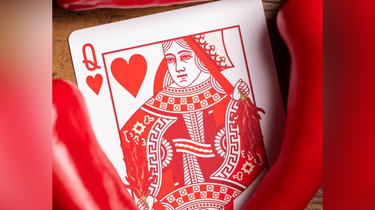 Gettin' Spicy -Chili Pepper Playing Cards by OPC