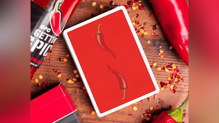 Gettin' Spicy -Chili Pepper Playing Cards by OPC