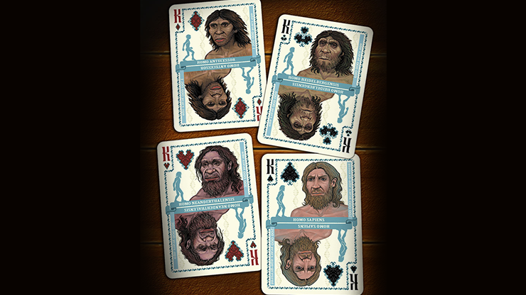 Evolution Of Mankind Playing Cards
