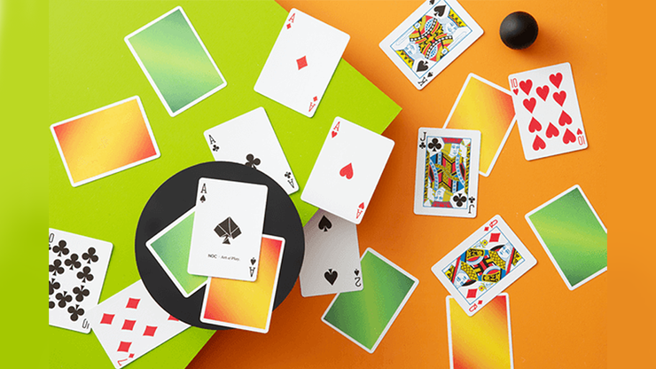 NOC Tropic Green Colorgrades Playing Cards by Art of Play