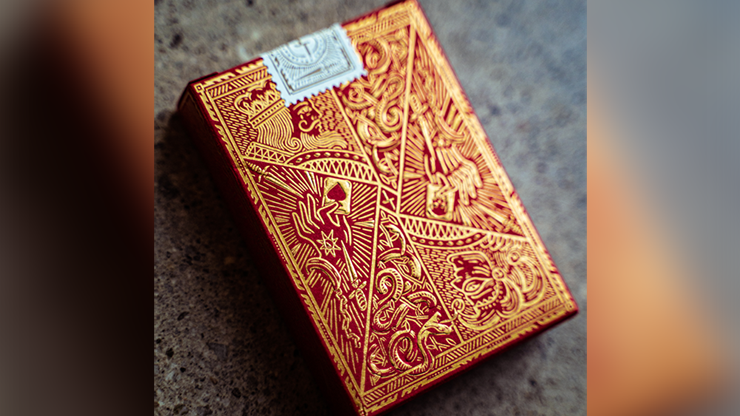 Blood Red Edition V3  Playing Cards by Joker and the Thief
