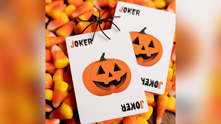 Carvers V2 Pumpkin Playing Cards by OPC