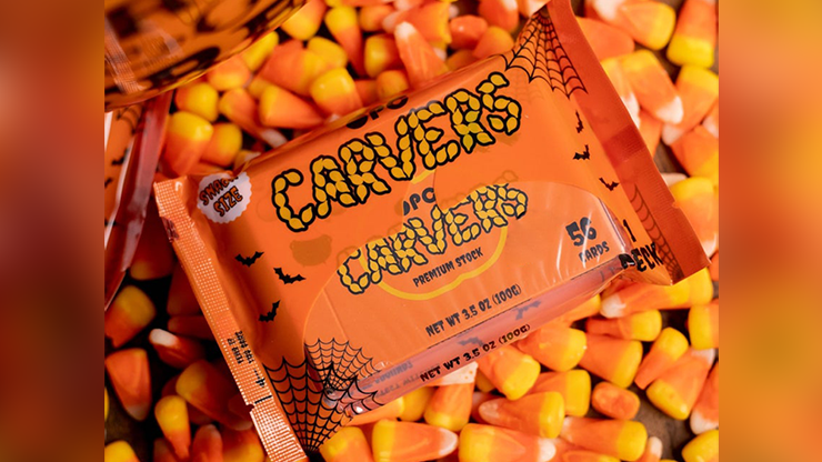 Carvers V2 Pumpkin Playing Cards by OPC