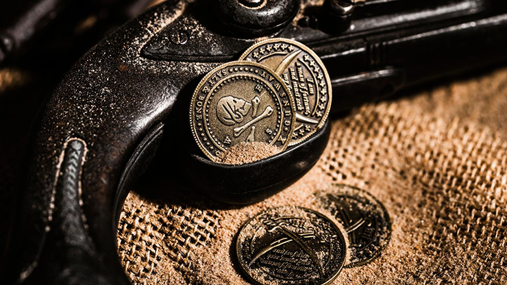 Pirate Coins (Half- Dollar) by Ellusionist