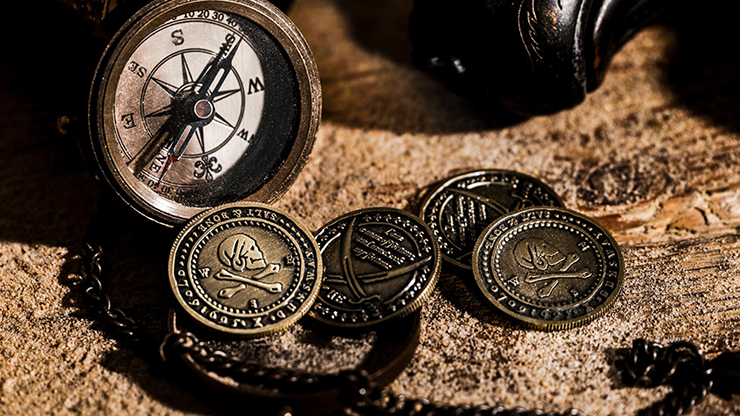 Pirate Coins (Half- Dollar) by Ellusionist