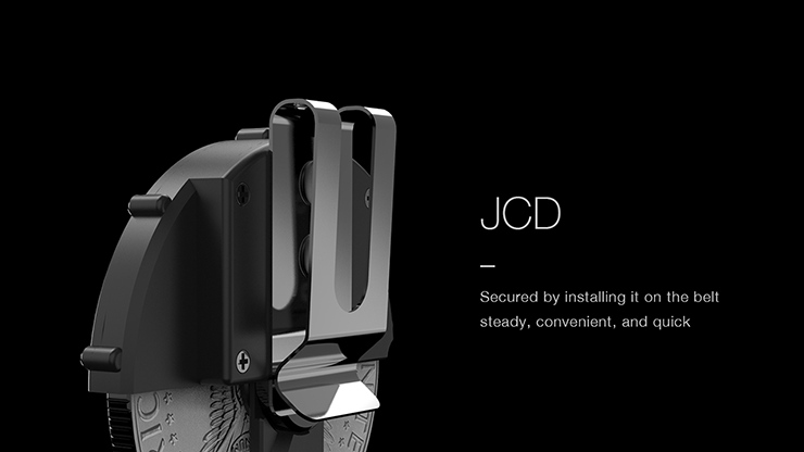 Hanson Chien Presents JCD (Jumbo Coin Dropper) by Ochiu Studio (Black Holder Series) - Trick