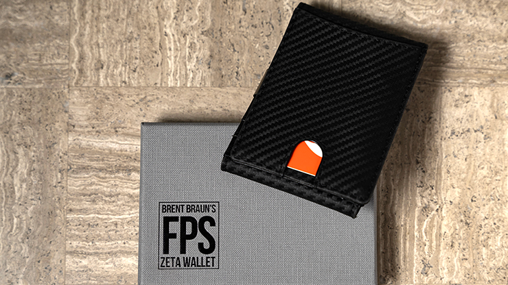 FPS Zeta Wallet Black (Gimmicks and Online Instructions) by Magic Firm Brent Braun
