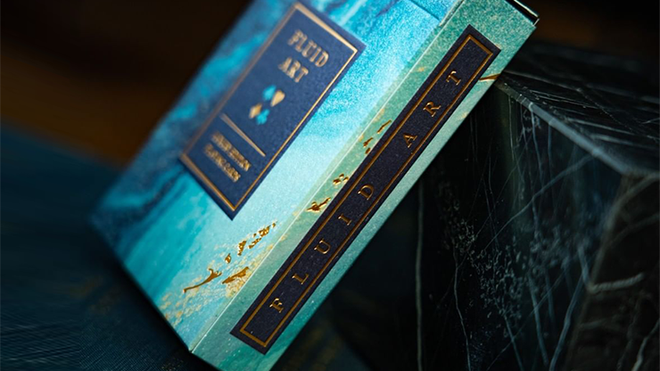 Fluid Art Blue (Luxury Edition) Playing Cards