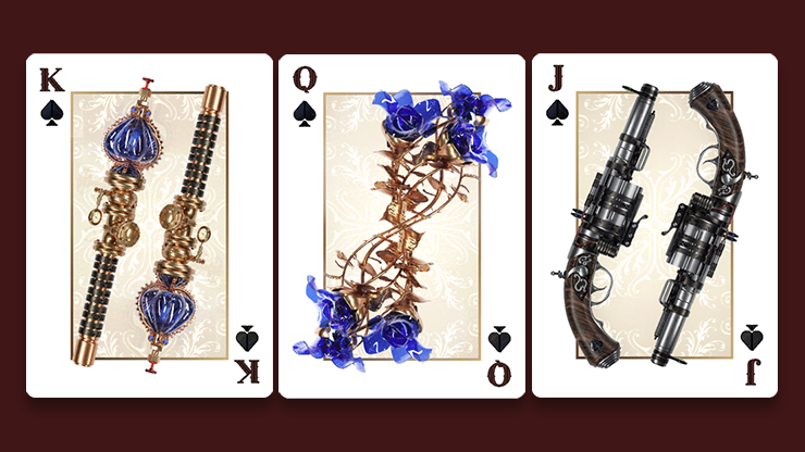 Victorian Steampunk (Gold) Playing Cards