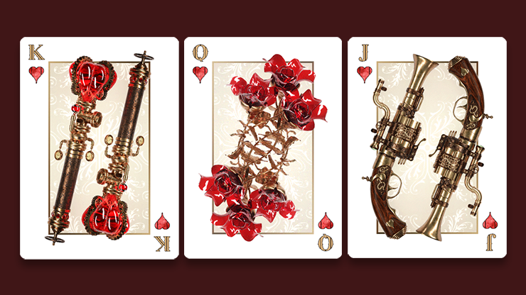 Victorian Steampunk (Gold) Playing Cards