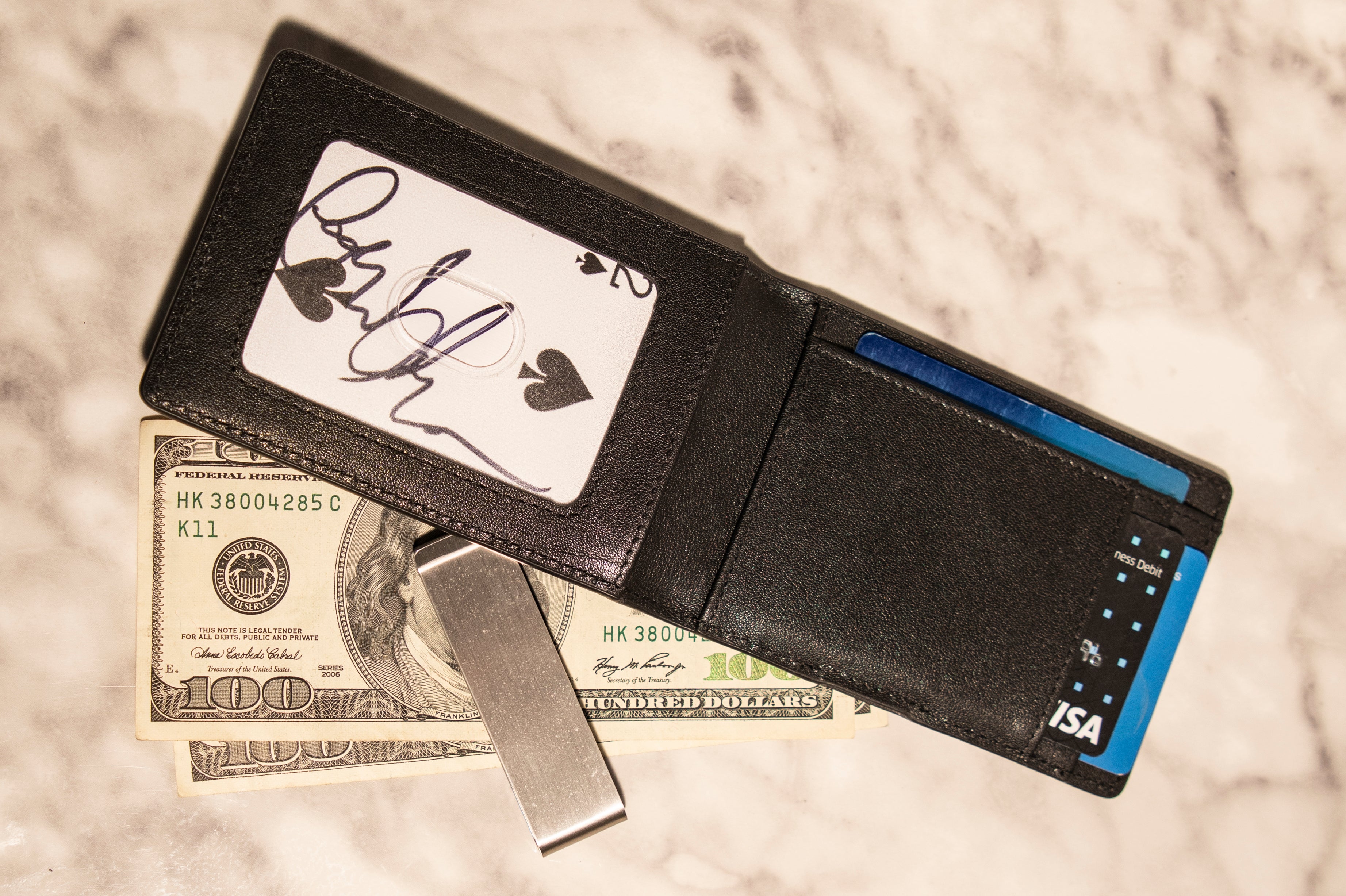 FPS Wallet Black (Gimmicks and Online Instructions) by Magic Firm Brent Braun