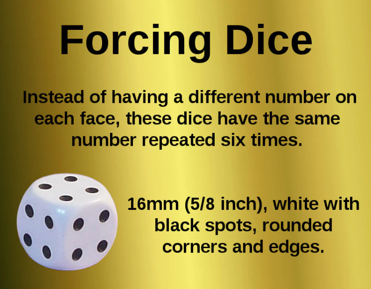Forcing Dice (Full Set of 6)