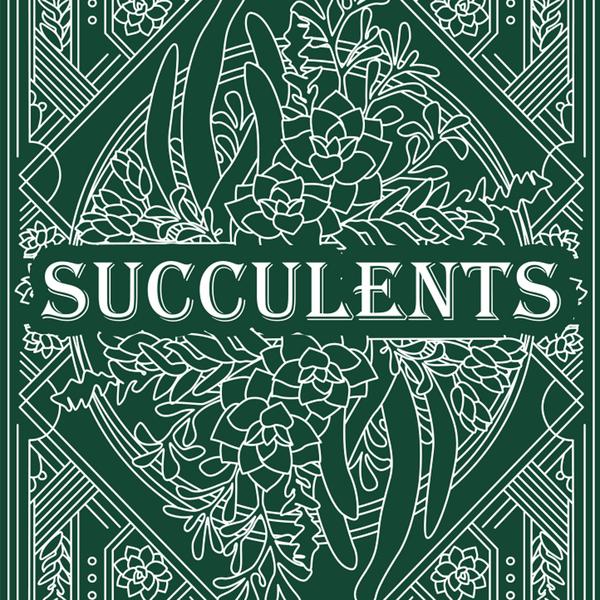 Succulent Playing Cards