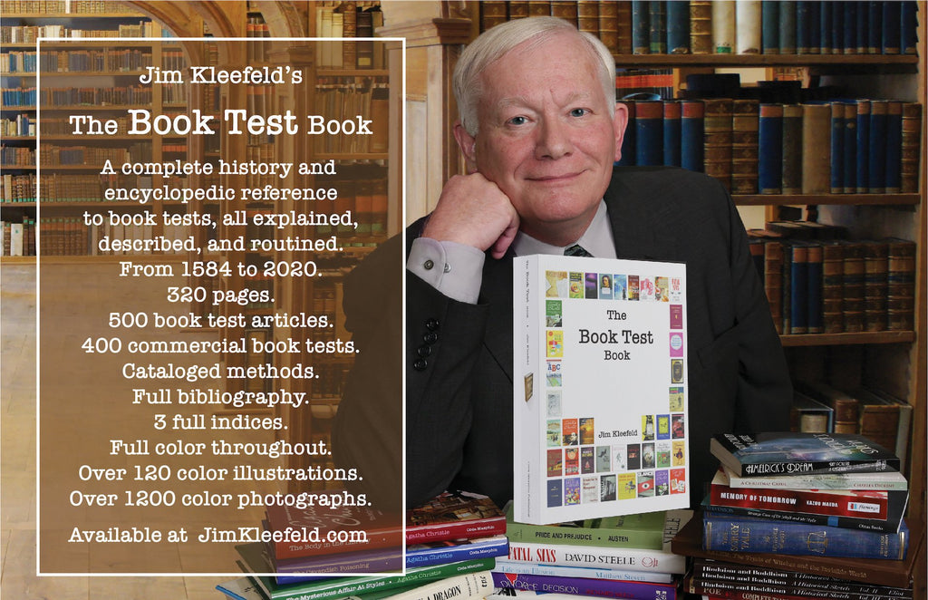 The Book Test Book by Jim Kleefeld