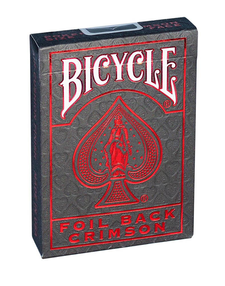 Bicycle Foil Metalluxe (Red or Blue)