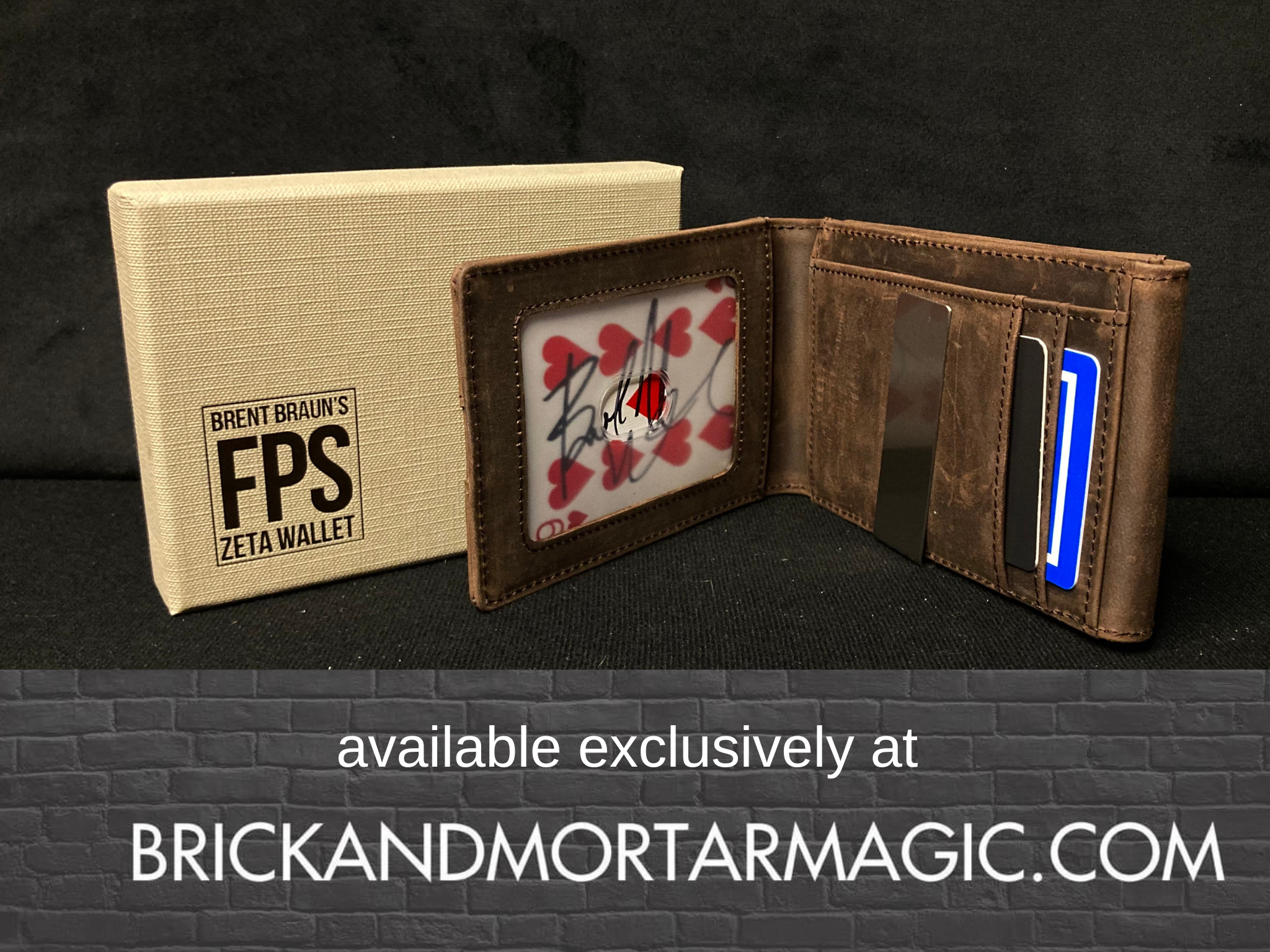 FPS Zeta Wallet Crazy Horse Brown (Gimmicks and Online FPS Zeta Wallet Crazy Horse Brown (Gimmicks and Online