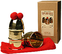 Cups & Balls Brass Regular by Bazar de Magia