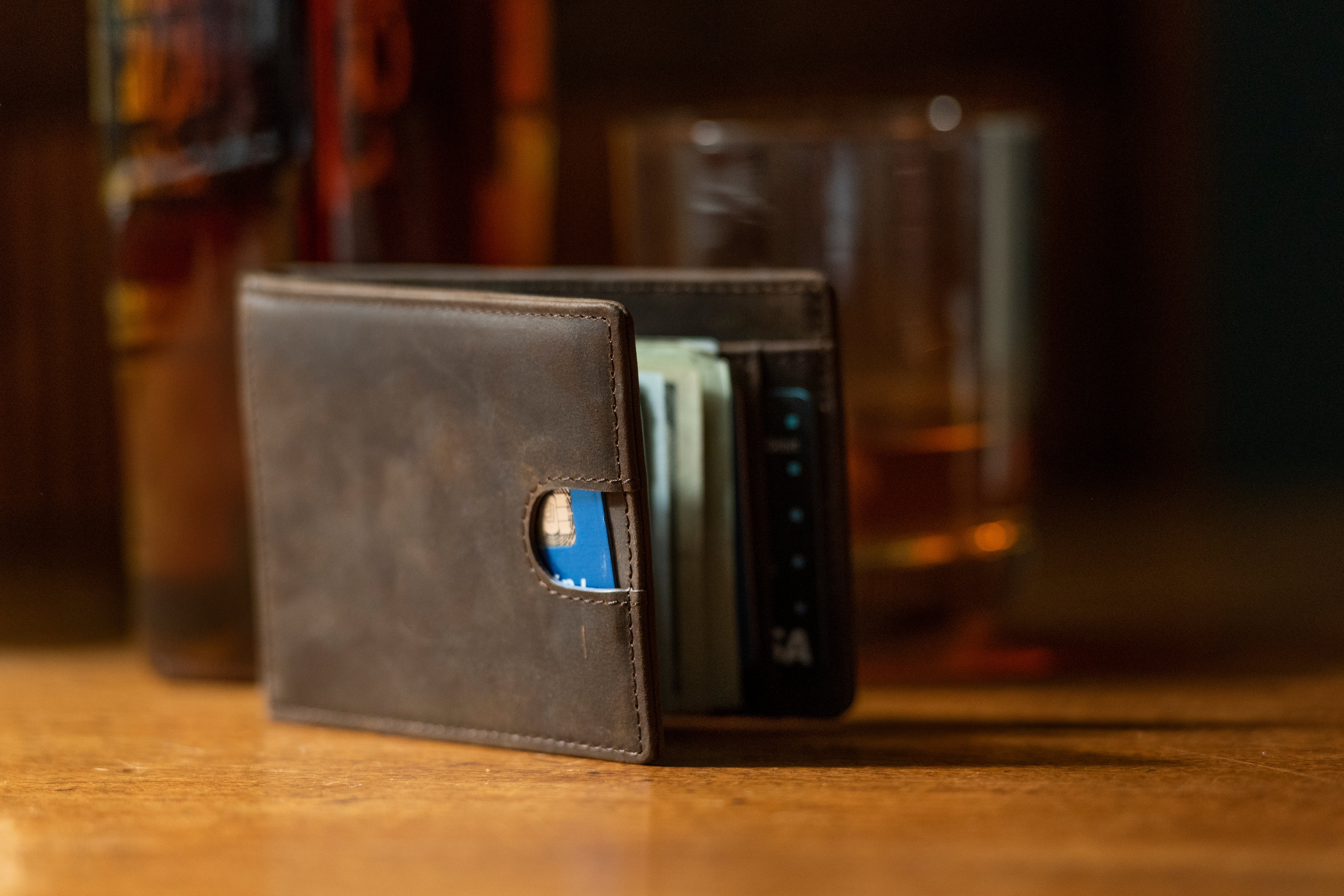 FPS Wallet Brown (Gimmicks and Online Instructions) by Magic Firm Brent Braun