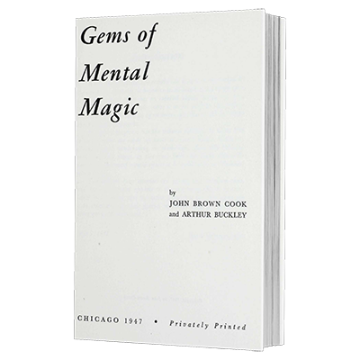 Gems of Mental Magic by Arthur Buckley and The Conjuring Arts Research Center - eBook DOWNLOAD