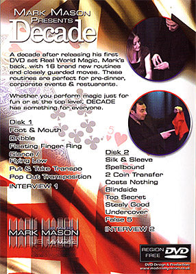 Decade (2 DVD Set) by Mark Mason - DVD