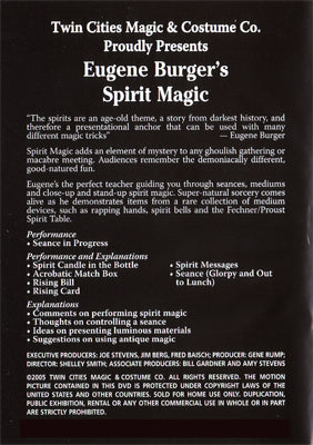 Eugene Burger's Spirit Magic Volume 24 by Greater Magic - DVD