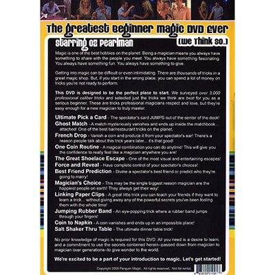 Greatest Beginner Magic DVD Ever (We Think So!) by Oz Pearlman - DVD