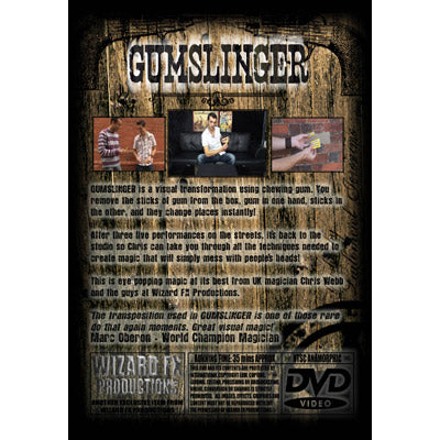 GumSlinger (DVD and Gimmick) by Chris Webb and World Magic Shop - DVD
