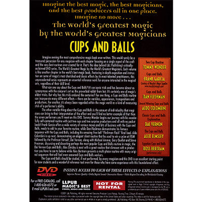 World's Greatest Magic: Cups and Balls Vol. 1 - DVD